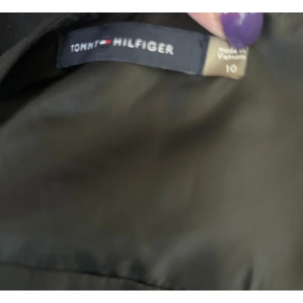 Tommy Hilfiger‎ Women Skirt 10 Black A Line Knee Length Office Career Workwear